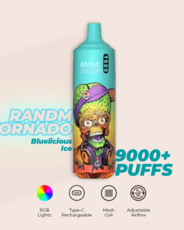 R and M Tornado 9000 Puffs Bluelicious Ice