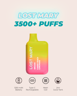 Lost Mary 3500 Puffs Cherry Peach Lemonade