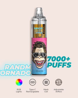 R and M Tornado 7000 Puffs Cola Ice