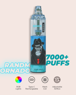 R and M Tornado 7000 Puffs Cool Mint