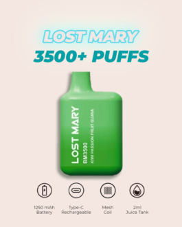 Lost Mary 3500 Puffs Kiwi Passionfruit Guava