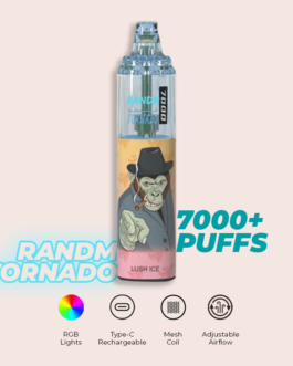 R and M Tornado 7000 Puffs Lush Ice