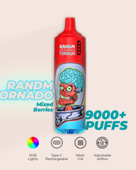 R and M Tornado 9000 Puffs Mixed Berries