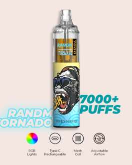 R and M Tornado 7000 Puffs Mixed Berries