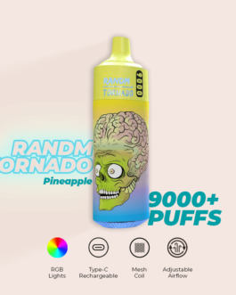 R and M Tornado 9000 Puffs Pineapple