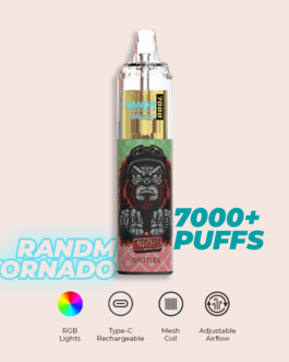 R and M Tornado 7000 Puffs Skittles