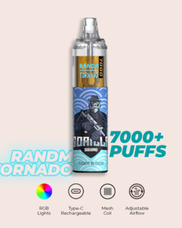 R and M Tornado 7000 Puffs Tiger Blood