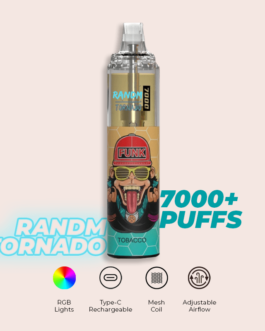 R and M Tornado 7000 Puffs Tobacco