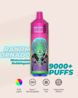 R and M Tornado 9000 Puffs Watermelon Bubblegum